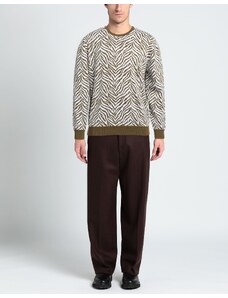 Cardigan Uomo Maglia Grossa A Coste – Collo Alto, Patch Pelle, Comodo E Caldo