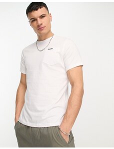 Barbour - Langdon - T-shirt bianca con tasca-Bianco