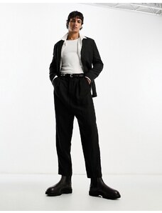 AllSaints - Pace - Pantaloni da abito affusolati neri-Black
