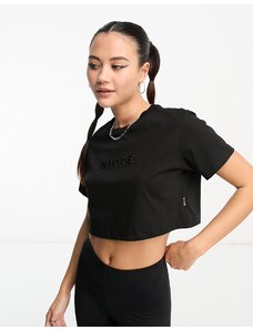 Nicce - Ersa - T-shirt taglio corto nera-Black