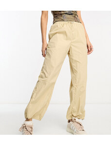 Heartbreak Petite - Pantaloni a fondo ampio color pietra stile paracadutista-Neutro