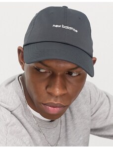 New Balance - Cappellino antracite con logo lineare-Grigio