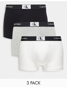Calvin Klein - CK 96 - Confezione da 3 boxer aderenti multicolore