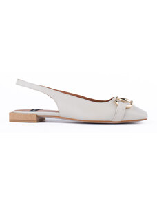 Angel Alarcon Slingback in pelle natural