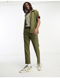 Sixth June - Pantaloni plissé kaki-Verde