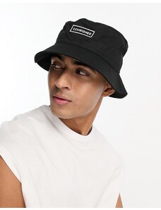 Consigned - Cappello da pescatore nero con logo-Black