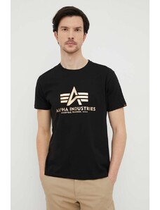 Alpha Industries t-shirt in cotone Basic T-Shirt Foil Print 100501FP.583