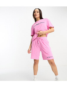 Polo Ralph Lauren x ASOS - Collaborazione esclusiva - Pantaloncini in spugna rosa con logo