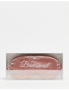 Easilocks - Wedding Collection - Mascherina da notte con scritta "Bridesmaid"-Nessun colore