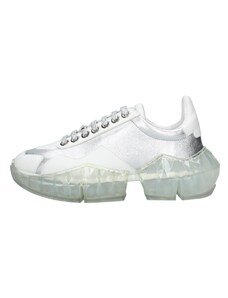 Jimmy Choo Sneakers Argento Bianco