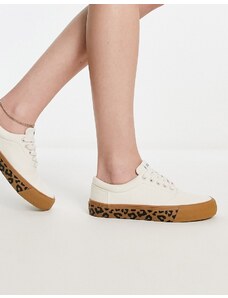 Toms - Fenix - Sneakers stringate in tela con suola leopardata-Multicolore