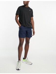Nike Running - Challenger - Pantaloncini da 7" 2 in 1 blu navy
