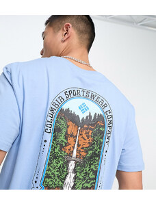 Columbia - Cavalry Trail - T-shirt blu con stampa sul retro - In esclusiva per ASOS