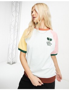 Levi's - T-shirt multicolore con grafica colorblock