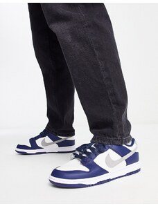 Nike - Dunk - Sneakers rétro basse blu navy e grigio