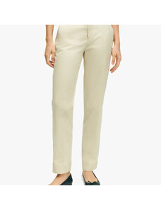 Brooks Brothers Pantalone chino in cotone stretch lavato in capo - female Pantaloni casual Neutrale 0