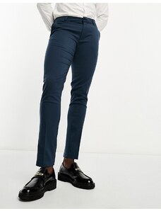 New Look - Pantaloni da abito skinny blu scuro