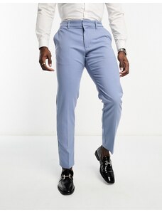 New Look - Pantaloni da abito slim azzurri-Blu
