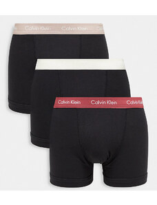 Esclusiva Calvin Klein in esclusiva per ASOS - Modern Cotton - Confezione da 3 boxer aderenti in cotone multicolore