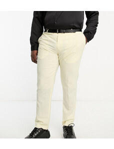 Twisted Tailor Plus - Buscot - Pantaloni da abito bianco sporco