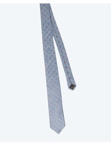 CANALI Cravatta in lino con micro disegni