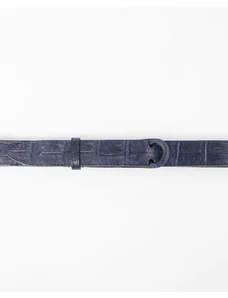 Cintura 4 cm in Coccodrillo e pelle con fodera Nabuk e fibbia anallerg –  ESPERANTOBELTS