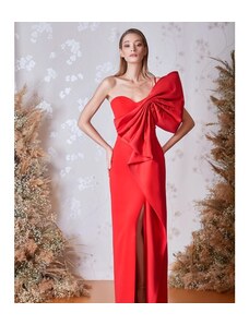 Gattinolli Couture - Abito, Colore Rosso, Taglia Standard Donna 44
