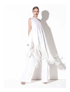ALESSANDRO LEGORA - Pantalone, Colore Bianco, Taglia Standard Donna 42