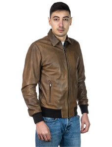Leather Trend Positano - Bomber Uomo Cuoio in vera pelle