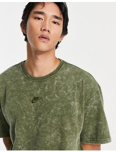 Nike - Premium - T-shirt oversize verde slavato