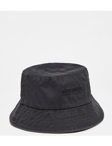 Reclaimed Vintage - Cappello da pescatore unisex nero slavato-Black
