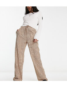 Reclaimed Vintage - Pantaloni a quadretti-Multicolore