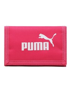 Portafoglio nero con logo bianco Puma Plus