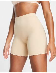 Bye Bra - Pantaloncini modellanti invisibili a vita medio alta beige-Neutro