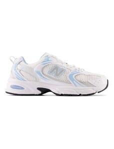 New Balance - 530 - Sneakers bianche e azzurre-Bianco