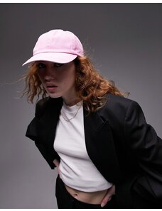 Topshop - Cappellino rosa slavato
