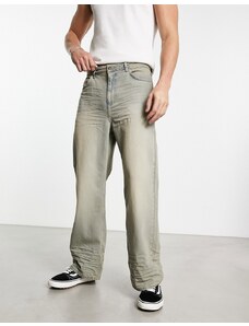 COLLUSION - Jeans comodi lavaggio sporco chiaro-Blu