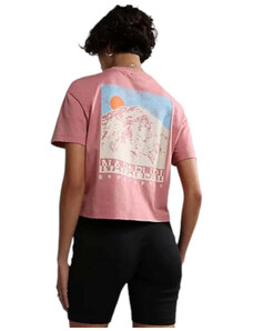 Napapijri t-shirt crop rosa Cenepa
