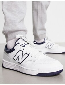 New Balance - 480 - Sneakers bianche e blu navy-Bianco