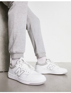 New Balance - 480 - Sneakers bianche con dettagli grigi-Bianco