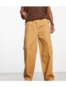 COLLUSION - Pantaloni cargo color cuoio-Neutro