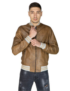 Leather Trend David - Bomber Uomo Cuoio Special Edition in vera pelle