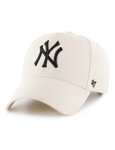 47brand cappello con visiera aggiunta di cotone MLB New York Yankees B-MVPSP17WBP-NT
