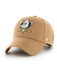 47 brand cappello con visiera aggiunta di cotone NHL Anaheim Ducks H-MVPSP25WBP-QLB