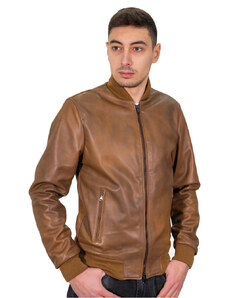 Leather Trend David - Bomber Uomo Cuoio in vera pelle