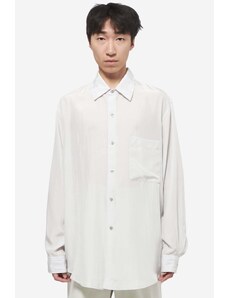 LEMAIRE Camicia REGULAR LS in cotone bianco