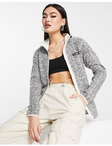 Columbia - Sweater Weather - Pile in maglia crema con zip-Bianco