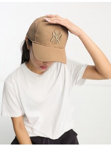 New Era - 9forty - Cappellino dei NY Yankees color cuoio-Brown