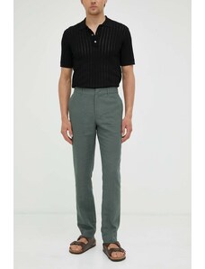 Bruuns Bazaar pantaloni in lino