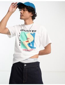 Carhartt WIP - Vacanze - T-shirt bianca-Bianco